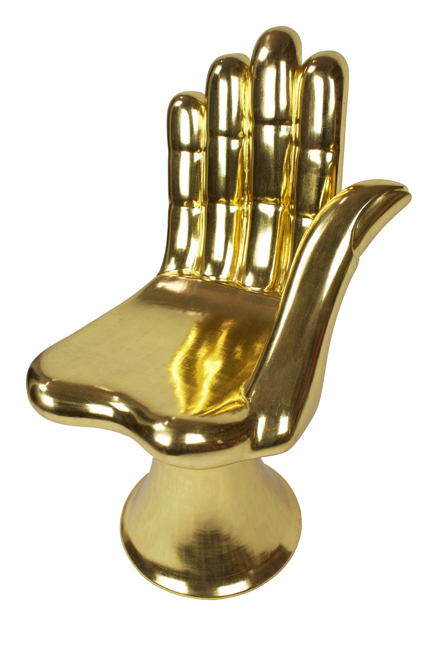 Hand Chair in Gold