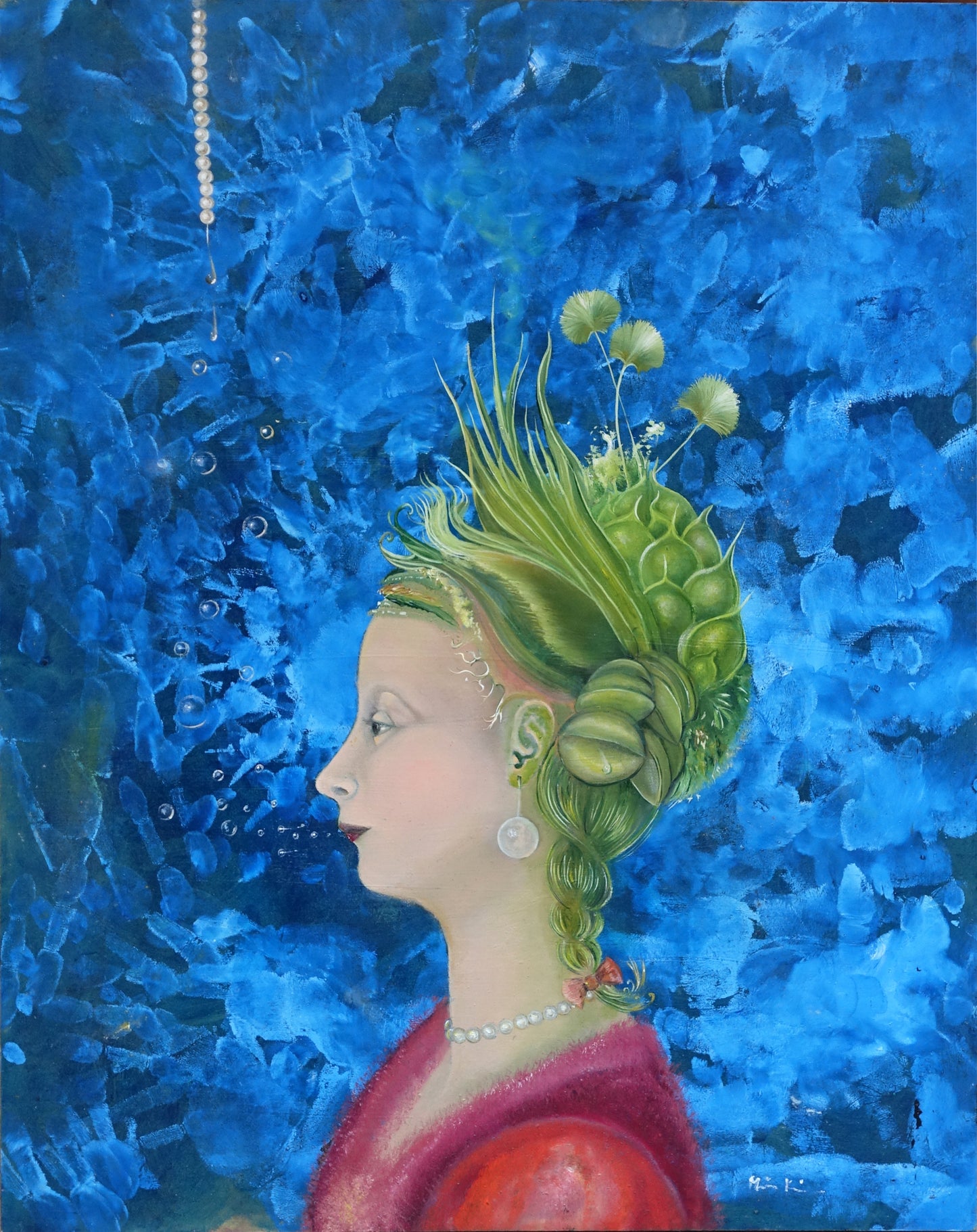 Woman with Plants on her Mind