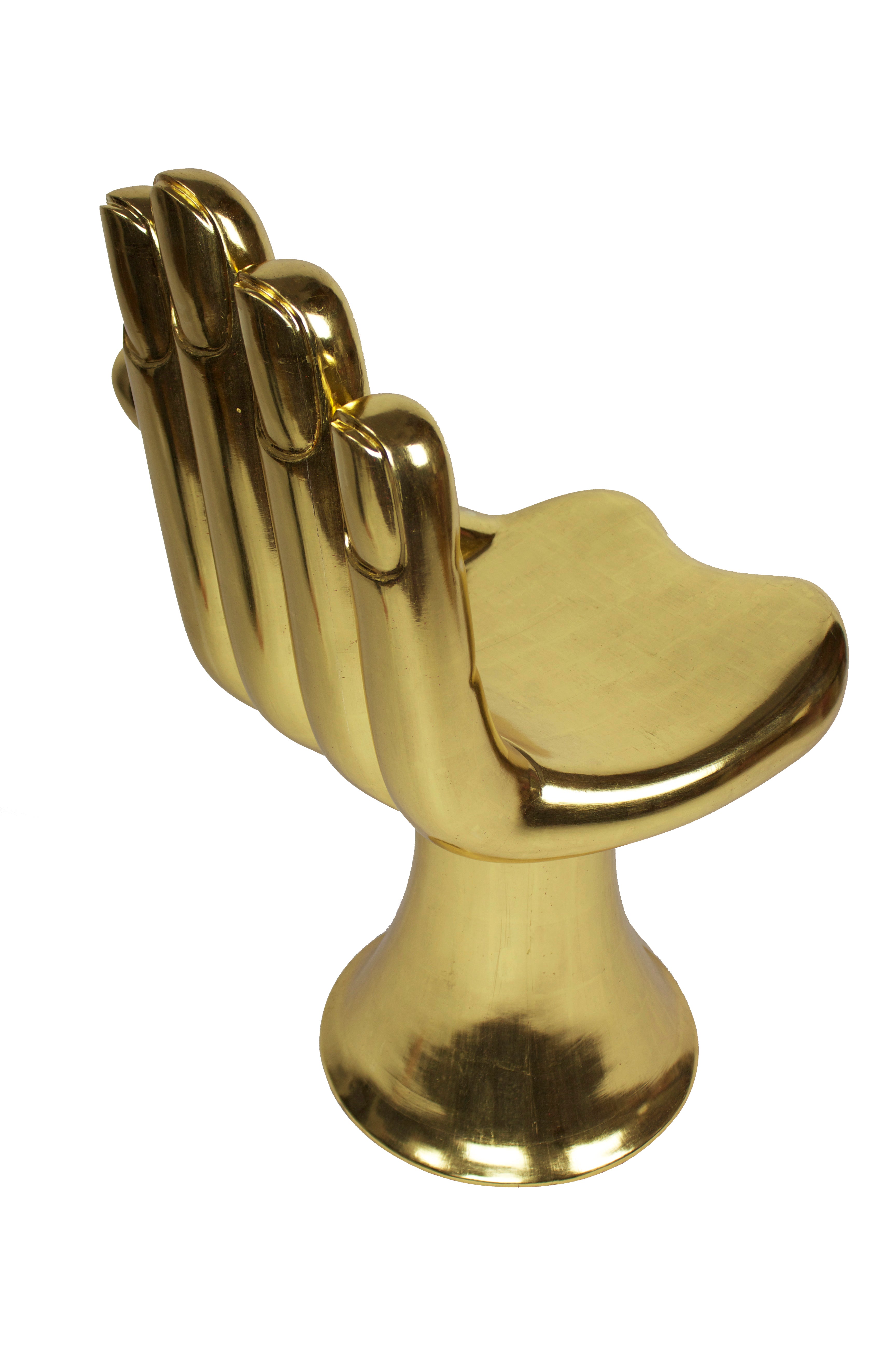 Hand Chair in Gold Friedeberg Fine Arts