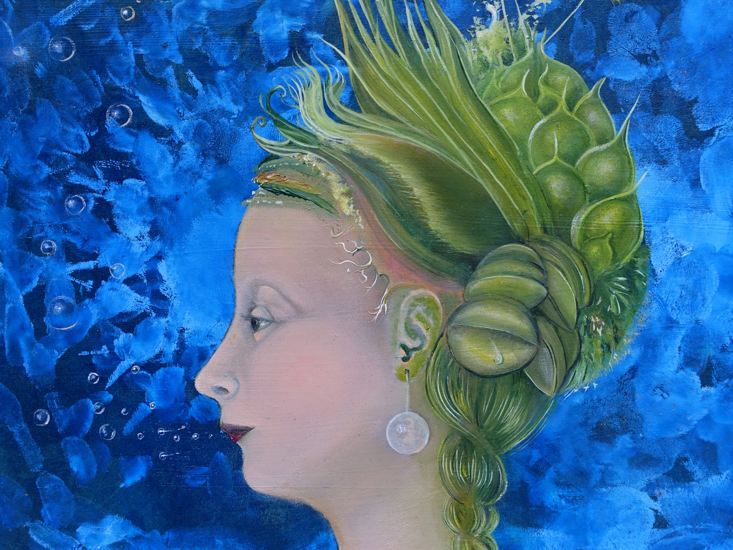 Woman with Plants on her Mind