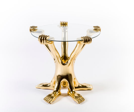 Gold Five Hand and Foot Table